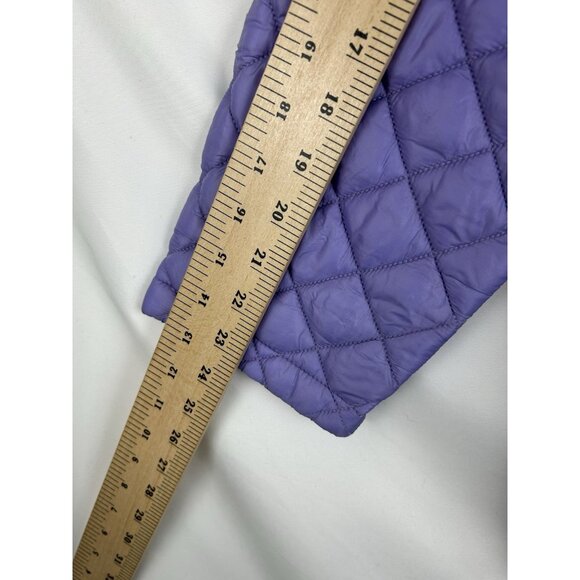 Athleta Women’s 1X Whisper Featherless Quilted Puffer Jacket Light Purple - Picture 6 of 16